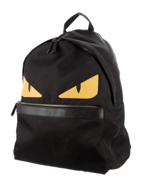 fendi nylon backpack monster|fendiness small backpack.